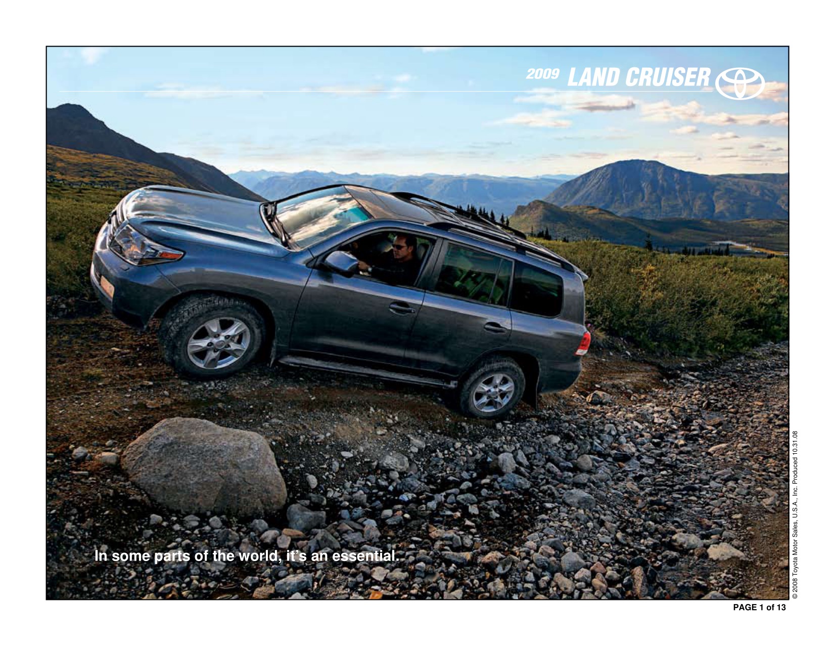 2009 Toyota Land Cruiser Brochure Page 3